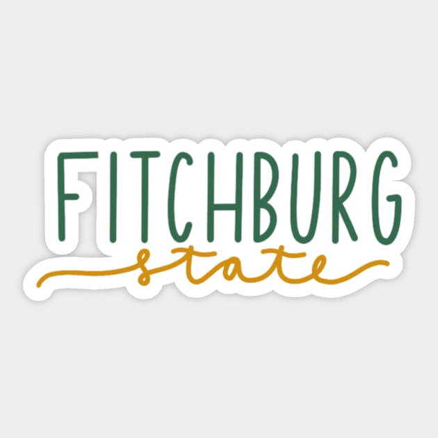 Fitchburg State University Sticker by nicolecella98